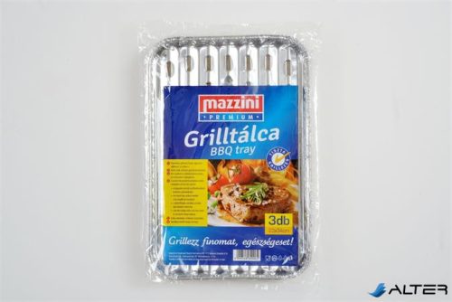 Grilltálca, 3 db, MAZZINI