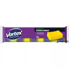 Mosogatószivacs, 10 db, VORTEX