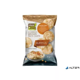 Barnarizs chips, 60 g, RICE UP, humusz