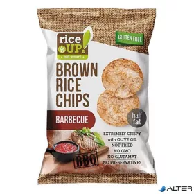 Barnarizs chips, 60 g, RICE UP, barbecue