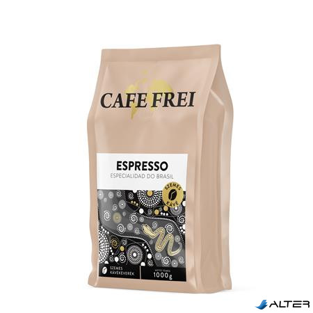 Kávé, pörkölt, szemes, 1000 g, CAFE FREI "Espresso Especialidad do Brasil", pekándiós