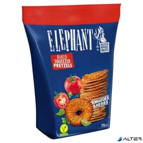 Chips-tallér, 70 g, ELEPHANT, paradicsomos-fűszeres