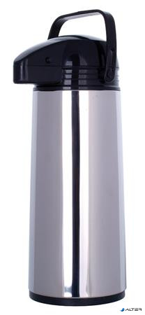 Termosz, rozsdamentes, pumpás, 1,9l
