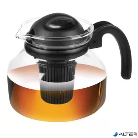   Hőálló kancsó szűrővel, 1,5 l, "Teapot", vegyes színek