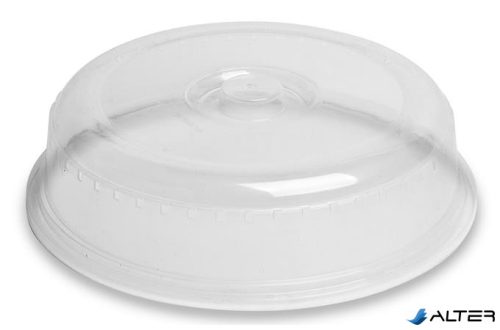 Műanyag fedő mikrohullámú sütőbe, áttetsző, 26 cm