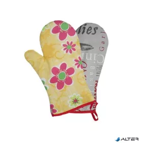 Konyhai kesztyű, hőálló, mintás, 29cm