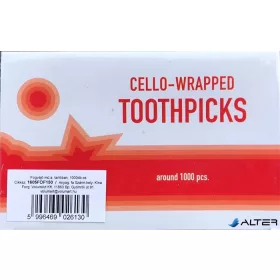 Fogvájó, fa, darabonként csomagolt, kb. 1000 szál