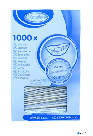Fogvájó, fa, darabonként csomagolt, kb. 1000 szál