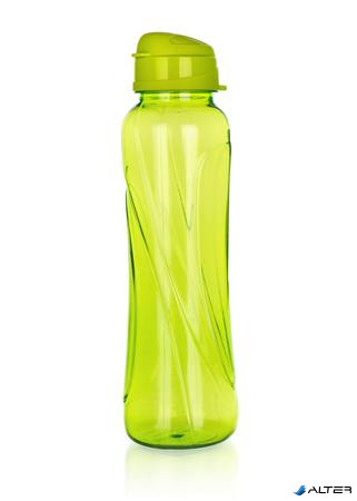 Kulacs, 610 ml, műanyag, világos zöld, 'Slim'