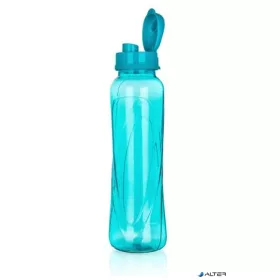 Kulacs, 610 ml, műanyag, világos türkiz, "Slim"