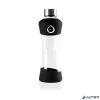 Kulacs, 550 ml, üveg, EQUA 'Active', fekete