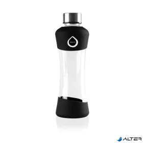 Kulacs, 550 ml, üveg, EQUA 'Active', fekete
