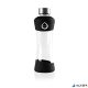 Kulacs, 550 ml, üveg, EQUA "Active", fekete