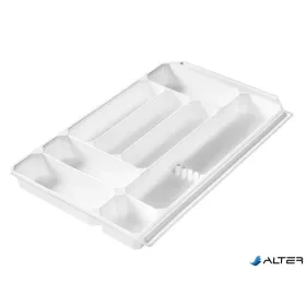   Evőeszköztartó, 8 rekesszel, ORTHEX "Gastromax", fehér