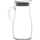 Üvegkancsó fedővel, üveg, 1,8 l