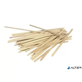 Kávékeverő lapka, fa, 14 cm, 1000 db