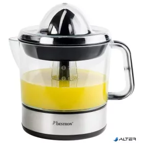 Citrusfacsaró, 0,7 l, BESTRON, fekete-inox