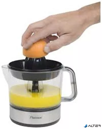 Citrusfacsaró, 0,7 l, BESTRON, fekete-inox