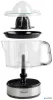 Citrusfacsaró, 0,7 l, BESTRON, fekete-inox