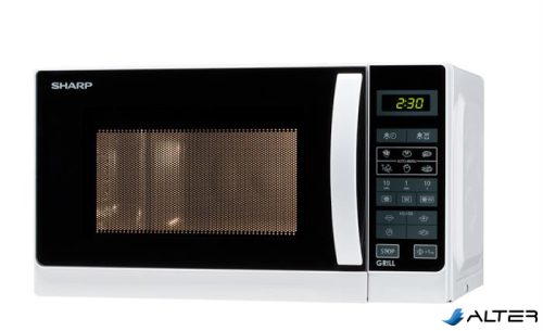 Mikrohullámú sütő, grilles, SHARP "R642WW" Fehér