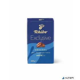   Kávé, pörkölt, őrölt, vákuumos csomagolásban, 250 g, TCHIBO "Exclusive"
