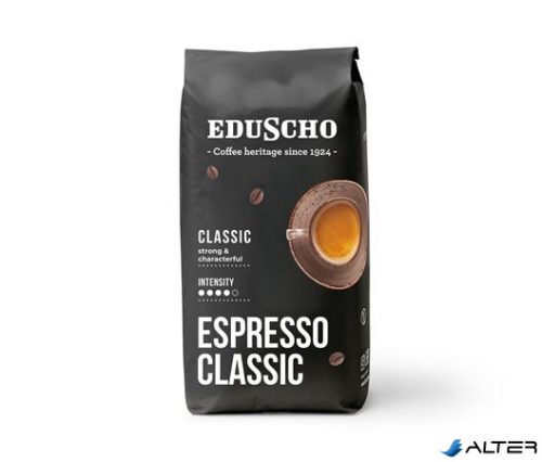 Kávé, pörkölt, szemes, 1000 g, EDUSCHO "Espresso Classic"