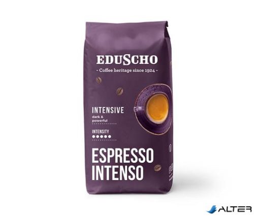 Kávé, pörkölt, szemes, 1000 g, EDUSCHO "Espresso Intensive"