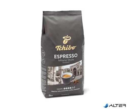 Kávé, pörkölt, szemes, 1000 g, TCHIBO "Milano"
