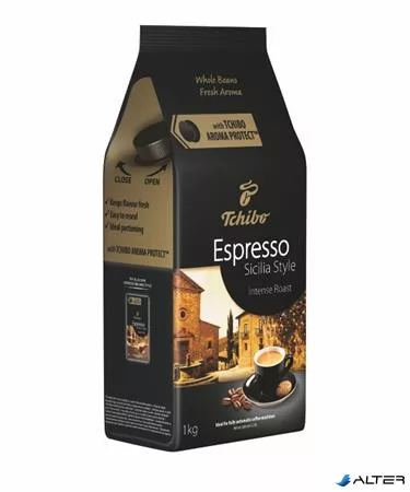 Kávé, pörkölt, szemes, 1000 g, TCHIBO "Sicilia"