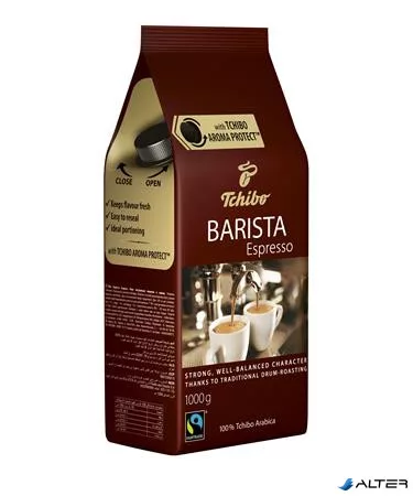 Kávé, pörkölt, szemes, 1000 g, TCHIBO "Barista Espresso"
