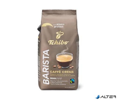 Kávé, pörkölt, szemes, 1000 g, TCHIBO "Barista Caffé Crema"