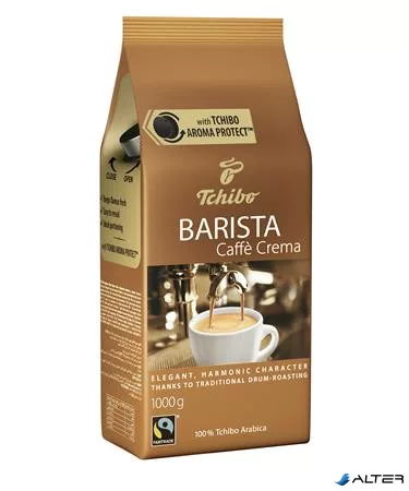 Kávé, pörkölt, szemes, 1000 g, TCHIBO "Barista Caffé Crema"