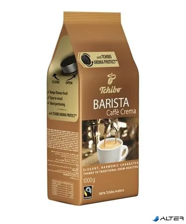Kávé, pörkölt, szemes, 1000 g, TCHIBO "Barista Caffé Crema"