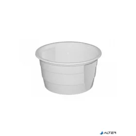 Műanyag gulyás tányér, 750 ml, 50 db, fehér