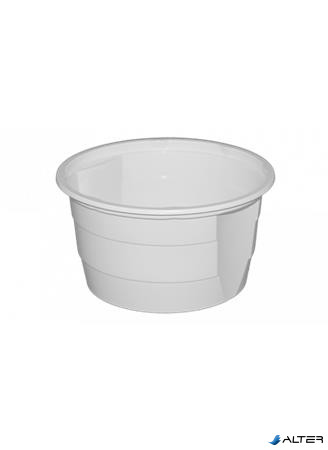 Műanyag gulyás tányér, 750 ml, 50 db, fehér