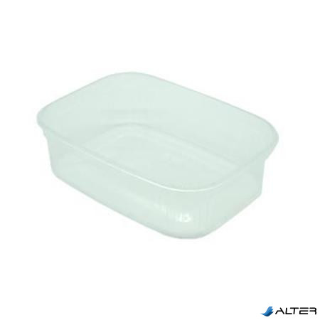 Műanyag tál, lezárható, 350 ml, 50 db "Svéd"