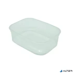 Műanyag tál, lezárható, 450 ml, 50 db "Svéd"