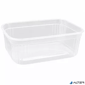 Műanyag tál, lezárható, 450 ml, 50 db "Svéd"