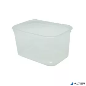 Műanyag tál, lezárható, 750 ml, 50 db "Svéd"