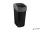 Billenős szemetes, 45 liter, CURVER "Pacific flip bin", fekete/ezüst
