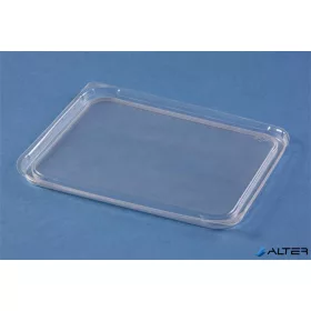   Tető, ételtároló dobozhoz, 500-1000 ml, műanyag, mikrózható, 50 db, "Varia", víztiszta
