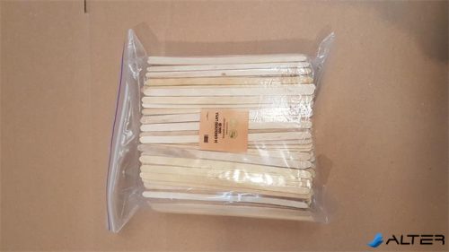 Kávékeverő lapka, fa, 14 cm, 1000 db