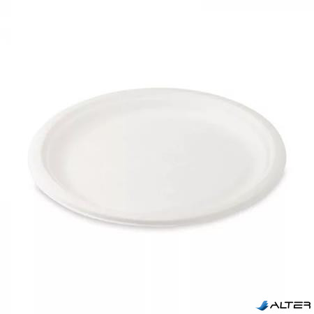 Tányér, PLA, lebomló, 17 cm, 50 db, "Party"