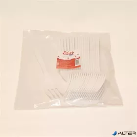   Villa, műanyag, többször használatos, 17 cm, 20 db "Prima", fehér