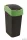 Billenős szemetes, 45 liter, CURVER "Pacific flip bin", fekete/zöld