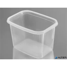 Műanyag tál, lezárható, 1000 ml, 50 db "Svéd"