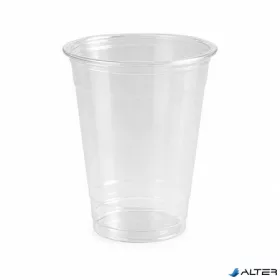 Műanyag pohár, 4 dl, 50 db, víztiszta
