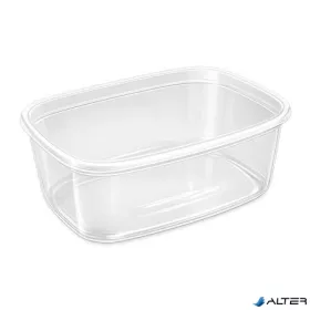 Műanyag tál, tetőzhető, 750 ml, 50 db "Svéd"