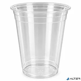   Műanyag shaker és koktélos pohár, 3 dl, 50 db, víztiszta