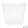 Műanyag tál, tetőzhető, 1000 ml, 25 db "Svéd"